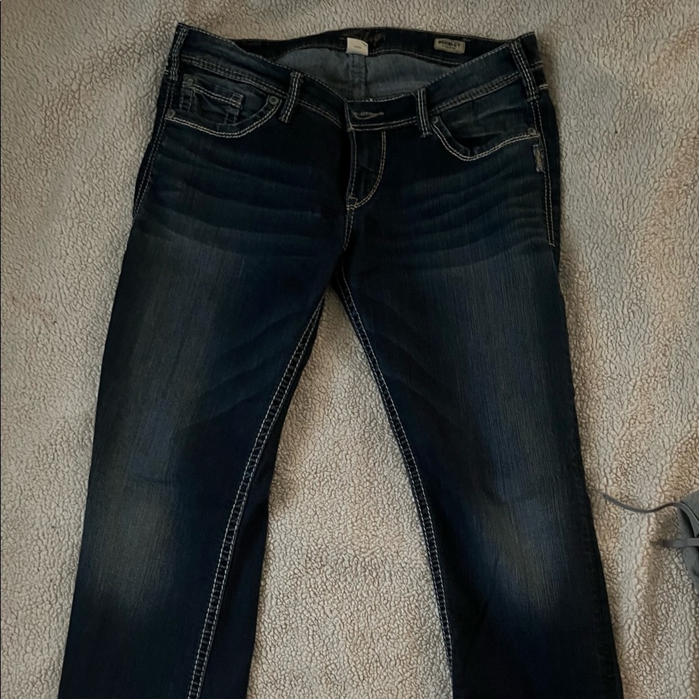 Womens low rise Silver Berkeley Jeans. Excellent Condition!
